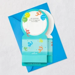 Hallmark All The Happiness Snow Globe Musical 3D Birthday Card With Motion -Hallmark Shop Balloons Snow Globe Musical Motion 3DBirthday Card 1299WDR1212 07