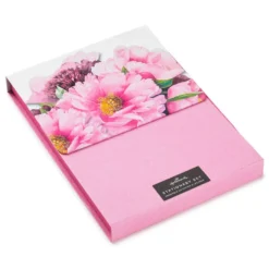 Hallmark Marjolein Bastin Pink Flowers Stationery Set, 40 Sheets