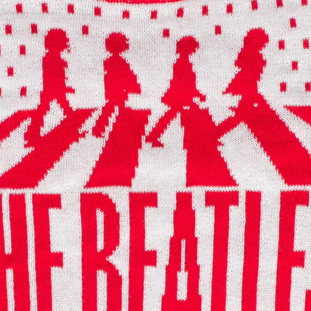 Women's The Beatles Abbey Road Ugly Christmas Sweater 3 Women's The Beatles Abbey Road Ugly Christmas Sweater - Image 3