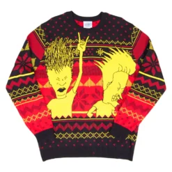 Beavis And Butthead Rock And Roll Three Color Ugly Christmas Sweater -Hallmark Shop BeavisandButtheadRockandRollThreeColorUglyChristmasSweater U7SM2025TV BeavisButtSweater 2556