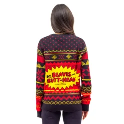 Beavis And Butthead Rock And Roll Three Color Ugly Christmas Sweater -Hallmark Shop BeavisandButtheadRockandRollThreeColorUglyChristmasSweater U7SM2025TV BeavisButtSweater 9463