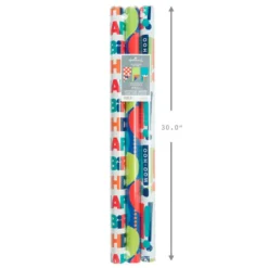 Hallmark Birthday Celebration 3-Pack Reversible Wrapping Paper -Hallmark Shop Birthday Celebration 3Pack Reversible Wrapping Paper 5EWR2946 03