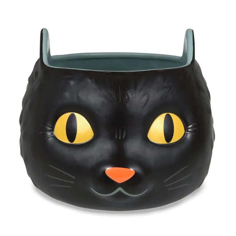 Hallmark Black Cat Glow-in-the-Dark Bowl 1 Hallmark Black Cat Glow-in-the-Dark Bowl