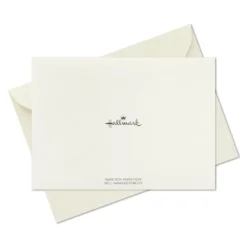 Hallmark Black Script Bulk Boxed Blank Thank-You Notes, Pack Of 40 -Hallmark Shop Black Script Boxed Blank ThankYou Notes Multipack 1TYN2453 05