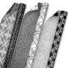 Hallmark Black And White Prints 3-Pack Reversible Wrapping Paper, 75 Sq. Ft. Total