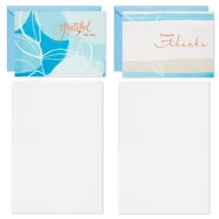 Hallmark Blue Watercolor Assortment Blank Sympathy Thank-You Notes, Pack Of 24 10 Hallmark Blue Watercolor Assortment Blank Sympathy Thank-You Notes, Pack Of 24 -Hallmark Shop Blue Watercolor Assortment Sympathy ThankYou Notes 5STZ1137 04