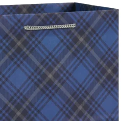 Hallmark Bulk Blue And Gray 18-Pack Holiday Gift Bags, Assorted Sizes And Designs -Hallmark Shop Blue and Gray Holiday Gift Bags Bulk Pack 5XGB1425 07