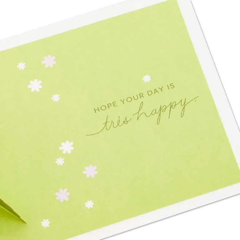 Hallmark Bonjour Eiffel Tower 3D Pop-Up Hello Card 3 Hallmark Bonjour Eiffel Tower 3D Pop-Up Hello Card - Image 3