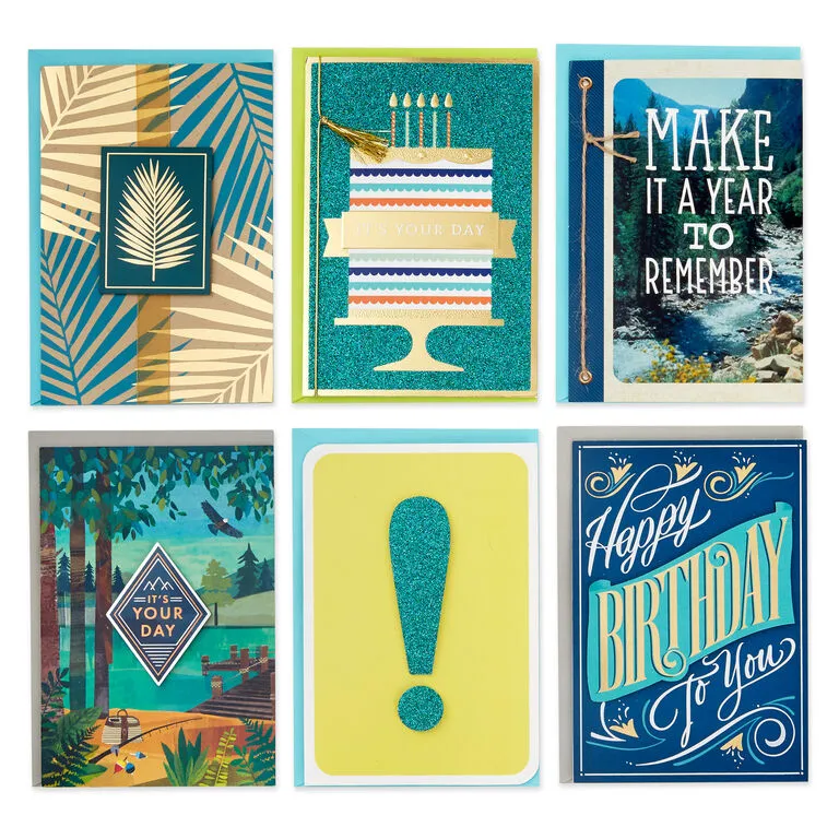 Hallmark Premium Assorted Handmade All-Occasion Cards In Leaf Print Organizer, Box Of 24 3 Hallmark Premium Assorted Handmade All-Occasion Cards In Leaf Print Organizer, Box Of 24 - Image 3