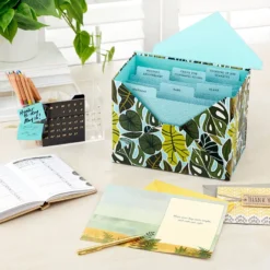 Hallmark Premium Assorted Handmade All-Occasion Cards In Leaf Print Organizer, Box Of 24 19 Hallmark Premium Assorted Handmade All-Occasion Cards In Leaf Print Organizer, Box Of 24 -Hallmark Shop Bulk Handmade AllOccasion Cards in Storage Box 5EDX1107 10