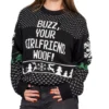 Women's Buzz, Your Girlfriend, Woof! Ugly Christmas Sweater
