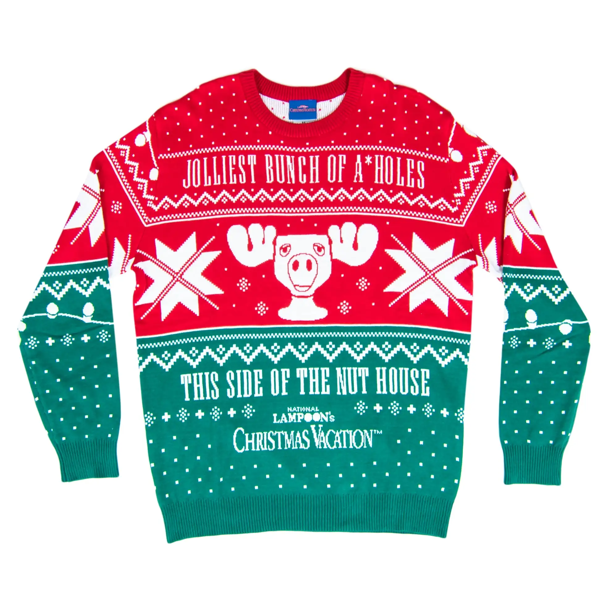 Christmas Vacation Jolliest Bunch Of A*Holes Red And Green Ugly Christmas Sweater 5 Christmas Vacation Jolliest Bunch Of A*Holes Red And Green Ugly Christmas Sweater - Image 5