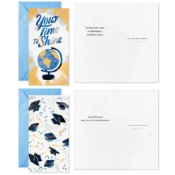 Hallmark Festive Grad Wishes Graduation Cards Assortment, Pack Of 36 10 Hallmark Festive Grad Wishes Graduation Cards Assortment, Pack Of 36 -Hallmark Shop Casual Painted Money Holder Graduation Cards Assortment 5GEY2015 03