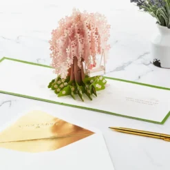 Hallmark One And Only Love Cherry Blossoms 3D Pop-Up Valentine's Day Card -Hallmark Shop Cherry Blossoms 3D PopUp Valentines Day Card 1299IAV5022 05