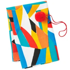 Hallmark 26" Colorful Abstract Fabric Gift Wrap With Elastic Band -Hallmark Shop Colorful Abstract Fabric Gift Wrap With Elastic Band 1299EJR6379 03