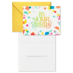 Hallmark Colorful Assorted Birthday Cards With Pouch And Pen, Pack Of 10 -Hallmark Shop Colorful Assorted Birthday Cards With Pouch and Pen 1SOM3848 03