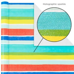 Hallmark Colorful Celebration 3-Pack Wrapping Paper, 55 Sq. Ft. Total -Hallmark Shop Colorful Celebration 3Pack Wrapping Paper Rolls 5EWR6373 04