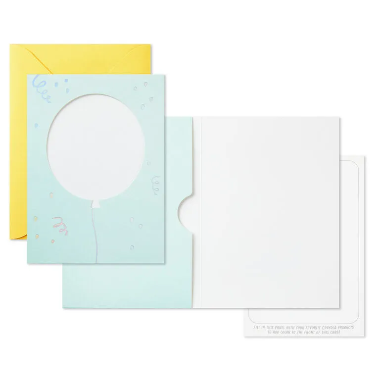 Hallmark Crayola® Kids Card Kit With Markers In Caddy, Pack Of 8 2 Hallmark Crayola® Kids Card Kit With Markers In Caddy, Pack Of 8 - Image 2