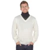 Crazy Cousin Eddie V-Neck Sweater With Black Dickey