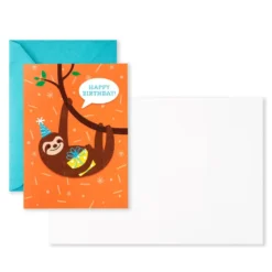 Hallmark Cute Animals Assorted Blank Kids Birthday Cards, Pack Of 48 -Hallmark Shop Cute Animals Birthday Cards Assortment Pack 5STZ1032 07