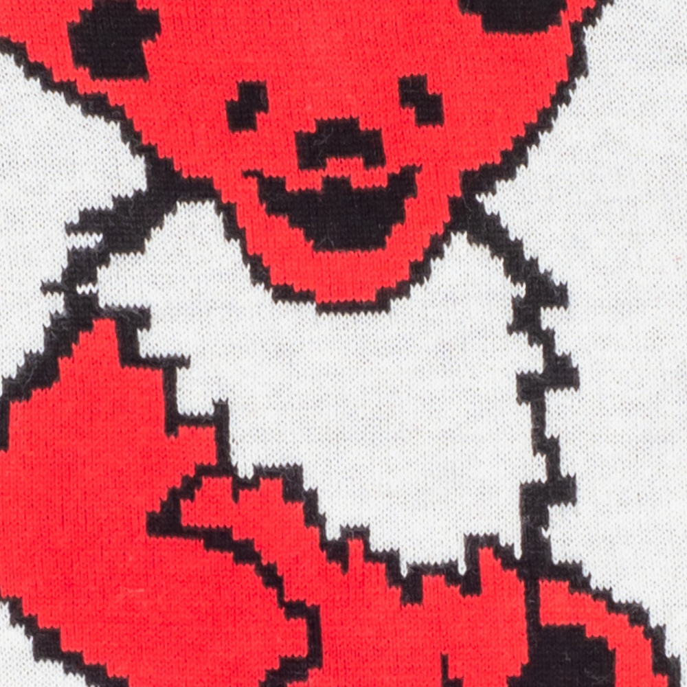 Classic Grateful Dead Dancing Bears Ugly Christmas Sweater 2 Classic Grateful Dead Dancing Bears Ugly Christmas Sweater - Image 2