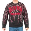 Death Row Records Lightning Ugly Christmas Sweater