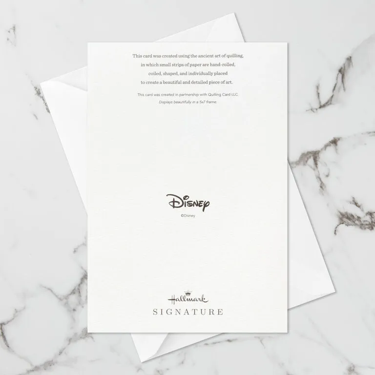 Hallmark Disney The Princess And The Frog Tiana Happy Wish Quilled Paper Handmade Card 7 Hallmark Disney The Princess And The Frog Tiana Happy Wish Quilled Paper Handmade Card - Image 7