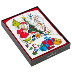 Hallmark Dr. Seussâ„¢ How The Grinch Stole Christmas! 3D Pop-Up Boxed Christmas Cards, Pack Of 8