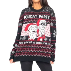 Rick & Morty Son Of A B Holiday Sweater -Hallmark Shop EMF TVSO 2021 August31 Studio Danielle 028