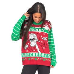 Rick & Morty Merry Wreckedmas Sweater -Hallmark Shop EMF TVSO 2021 August31 Studio Danielle 042