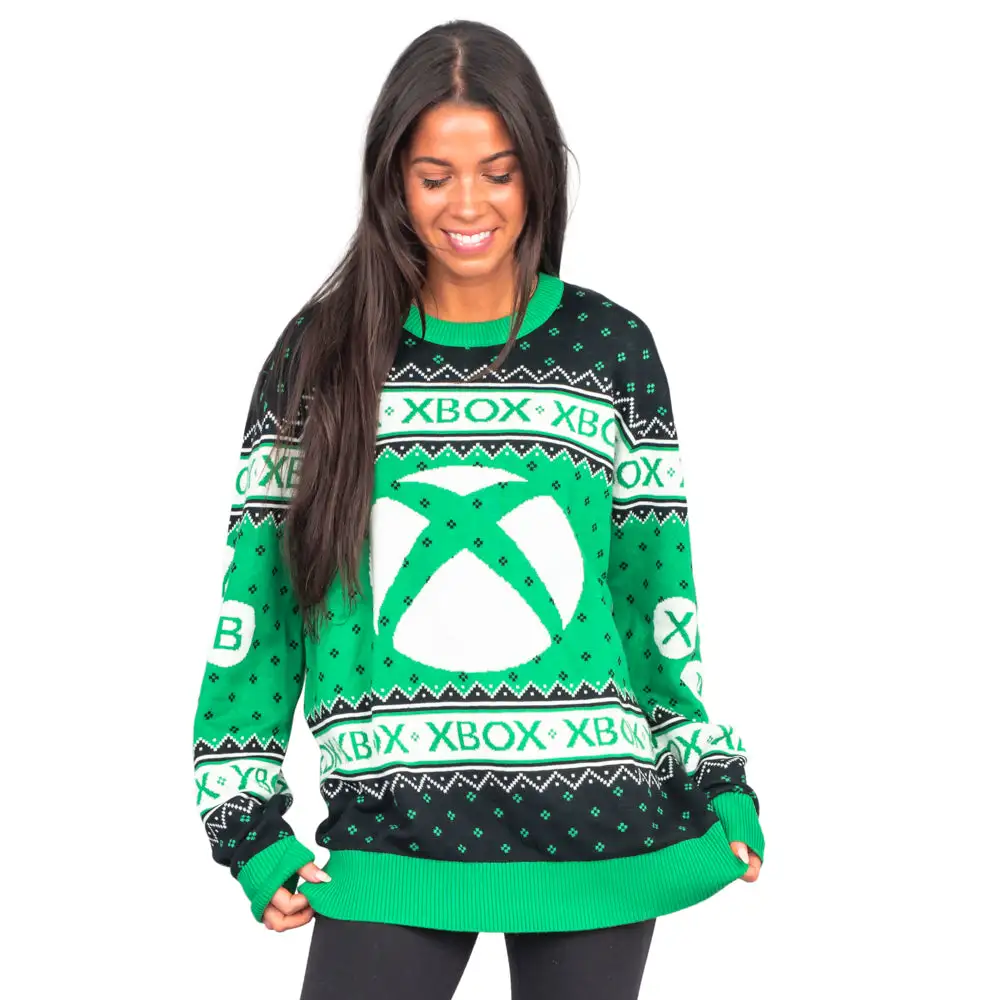 Xbox Big X Holiday Sweater 2 Xbox Big X Holiday Sweater - Image 2