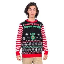 Santa Says Interactive LED Sweater -Hallmark Shop EMF TVSO 2021 December6 Studio Riley Nathalia 1410