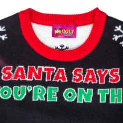 Santa Says Interactive LED Sweater -Hallmark Shop EMF TVSO 2021 December6 Studio Riley Nathalia 1458