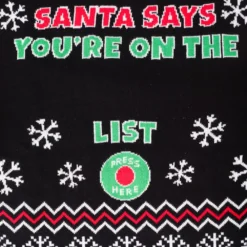 Santa Says Interactive LED Sweater -Hallmark Shop EMF TVSO 2021 December6 Studio Riley Nathalia 1461