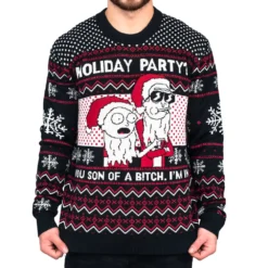 Rick & Morty Son Of A B Holiday Sweater