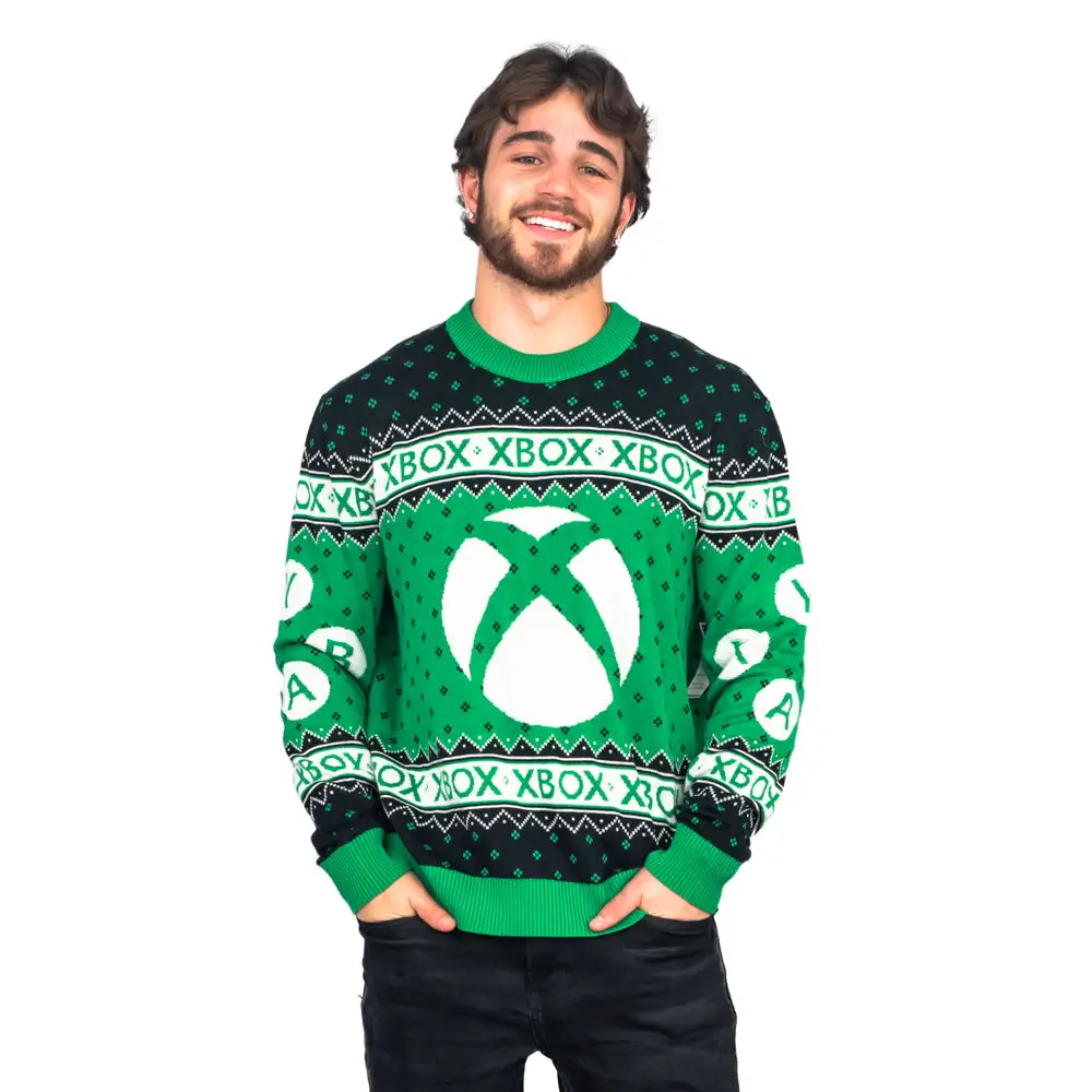 Xbox Big X Holiday Sweater 3 Xbox Big X Holiday Sweater - Image 3