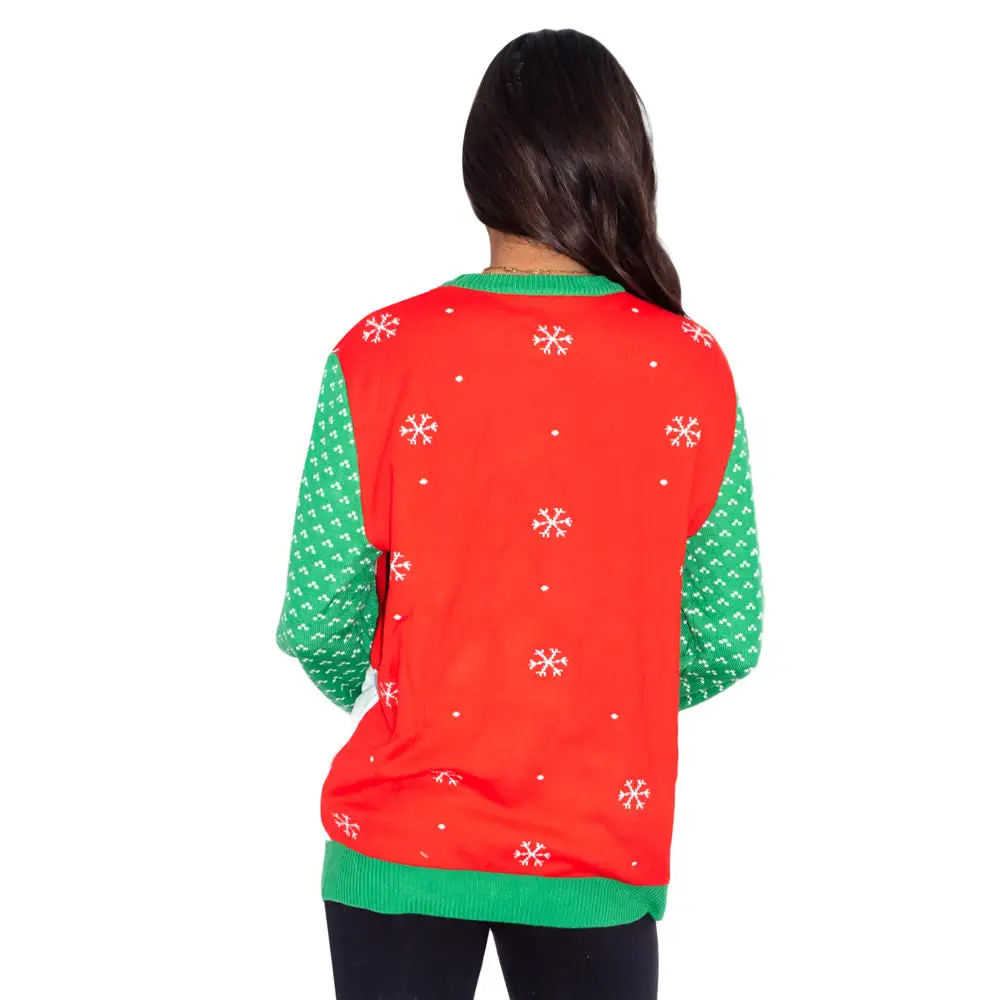 Youth 3d Xmas Tree Pop-It Sweater 4 Youth 3d Xmas Tree Pop-It Sweater - Image 4
