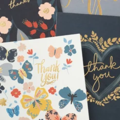 Hallmark Elegant Florals Boxed Blank Thank-You Notes Assortment, Pack Of 48 8 Hallmark Elegant Florals Boxed Blank Thank-You Notes Assortment, Pack Of 48 -Hallmark Shop Elegant Florals Assorted Boxed ThankYou Cards 5STZ1169 03
