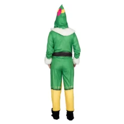 Buddy The Elf Costume Pajamas Union Jumpsuit -Hallmark Shop Elf Buddy Santa I Know Him Ugly Christmas Sweater 5