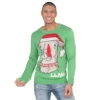 Flappy Llama Animated Ugly Christmas Sweater