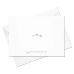 Hallmark Ivory Floral Flat Note Cards In Caddy, Box Of 40 13 Hallmark Ivory Floral Flat Note Cards In Caddy, Box Of 40 -Hallmark Shop Floral SinglePanel Note Cards With Caddy 3CNT5048 07