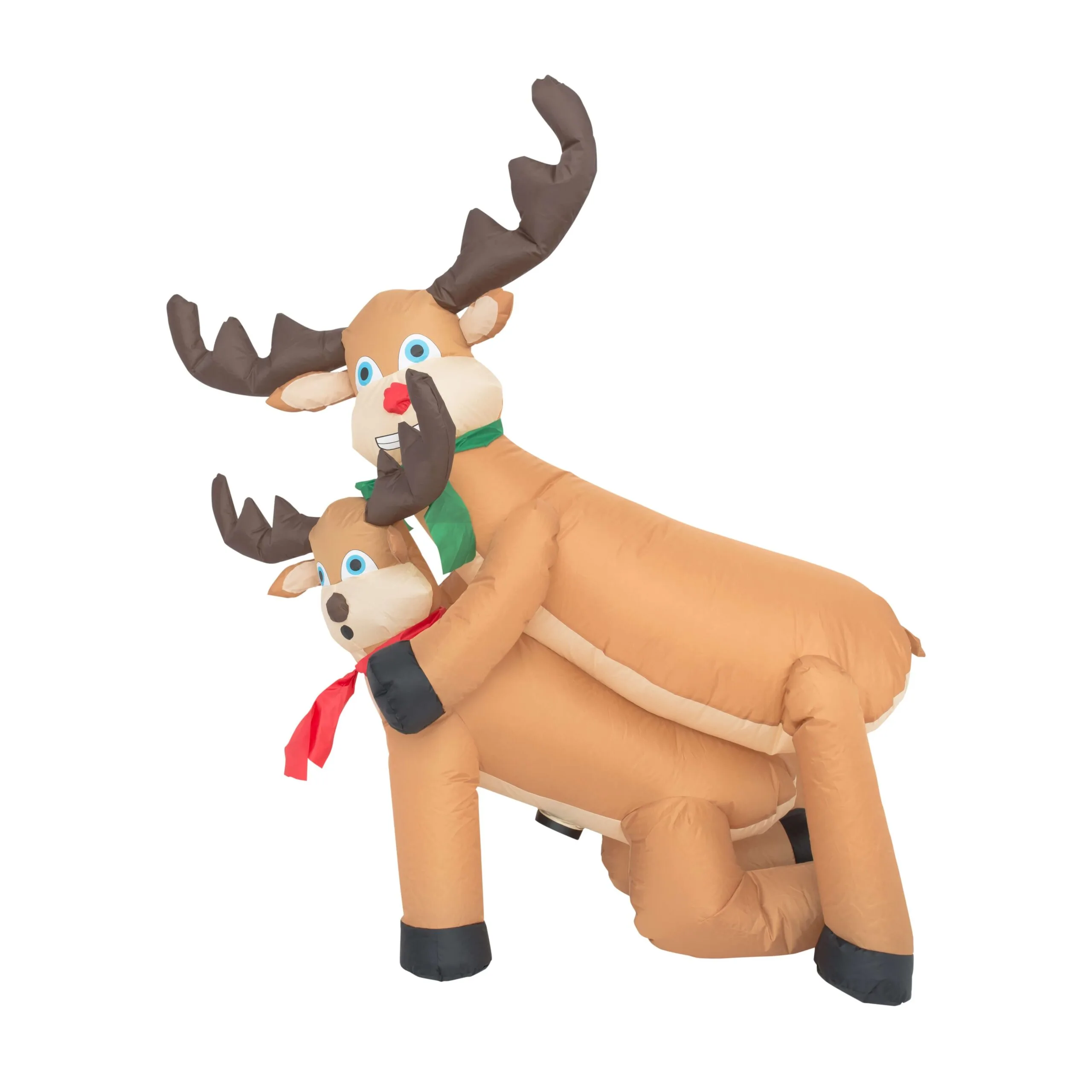 Funny Humping Reindeer Christmas Lawn Inflatable Decoration 2 Funny Humping Reindeer Christmas Lawn Inflatable Decoration - Image 2