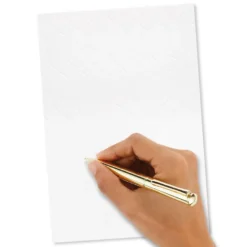 Hallmark Gold Butterfly On Pink Blank Note Cards, Box Of 8 6 Hallmark Gold Butterfly On Pink Blank Note Cards, Box Of 8 -Hallmark Shop Gold Butterfly on Pink Blank Note Cards 1499CNT1125 03