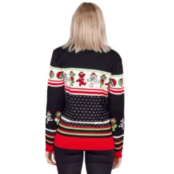 Women's Grateful Dead Dancing Bears Tacky Ugly Christmas Sweater 7 Women's Grateful Dead Dancing Bears Tacky Ugly Christmas Sweater -Hallmark Shop GratefulDeadDancingBearsTackySweater uglysweater41 39