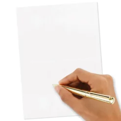 Hallmark Gray And Gold Bulk Blank Thank-You Notes, Pack Of 50 -Hallmark Shop Gray and Gold Bulk Blank ThankYou Notes Multipack 3THK2522 06