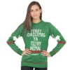 Women's Green Filthy Animal Ugly Christmas Sweater
