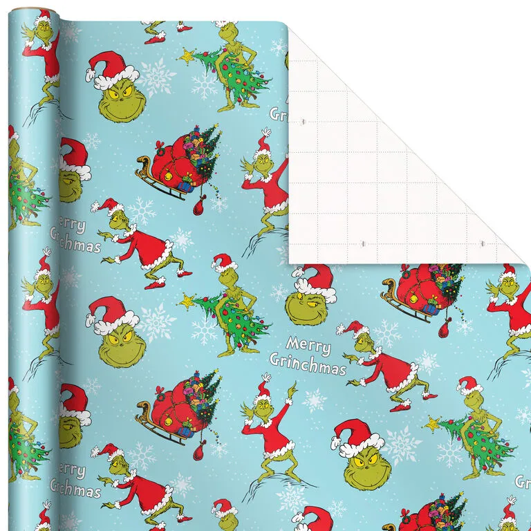 Hallmark Dr. Seuss™ Grinch 3-Pack Christmas Wrapping Paper Assortment, 105 Sq. Ft. 7 Hallmark Dr. Seuss™ Grinch 3-Pack Christmas Wrapping Paper Assortment, 105 Sq. Ft. - Image 7