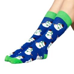 Happy Snowmen Ugly Christmas Socks - Adult 11 Happy Snowmen Ugly Christmas Socks - Adult -Hallmark Shop Happy Snowman Ugly Socks 011