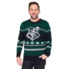 Harry Potter Slytherin Xmas Patterns Ugly Christmas Sweater