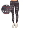 Humping Reindeer Candy Cane Women's Black Christmas Leggings